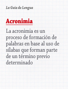 Acronimia