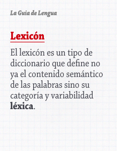 Lexicón