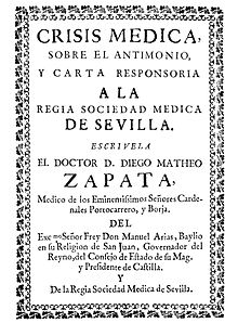 220px-Crisis_médica_sobre_el_antimonio_(1701)_Diego_Mateo_Zapata